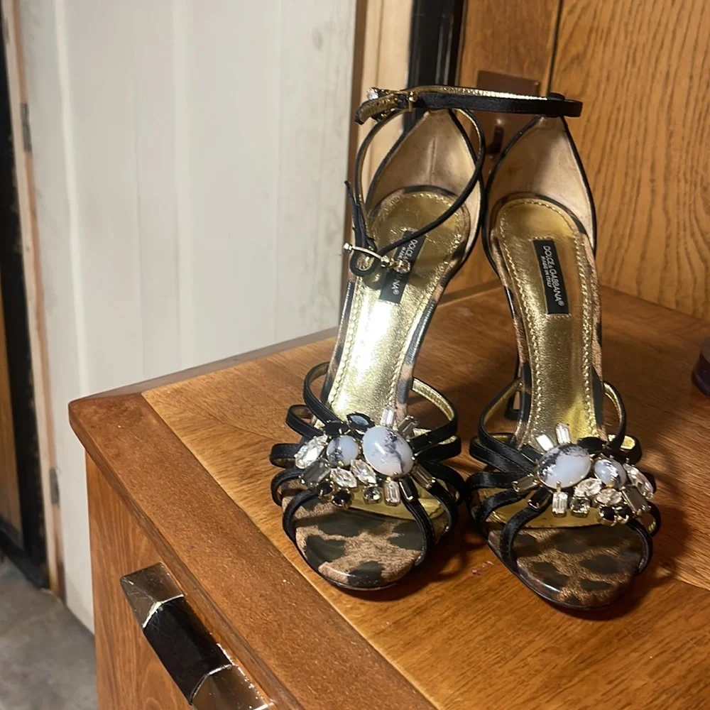 Dolce & Gabbana Gem Heels Stilettos - Picture 11 of 16
